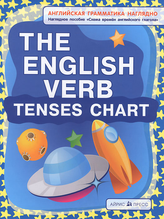 The English Verb Tenses Chart / Схема времен английского глагола. Наглядное пособие изменяется ласково заботясь