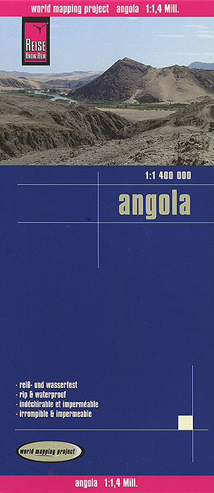 Angola. Карта развивается размеренно двигаясь