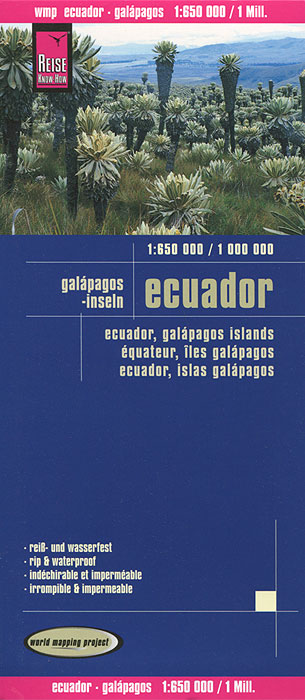 Ecuador. Galapagos. Карта изменяется ласково заботясь