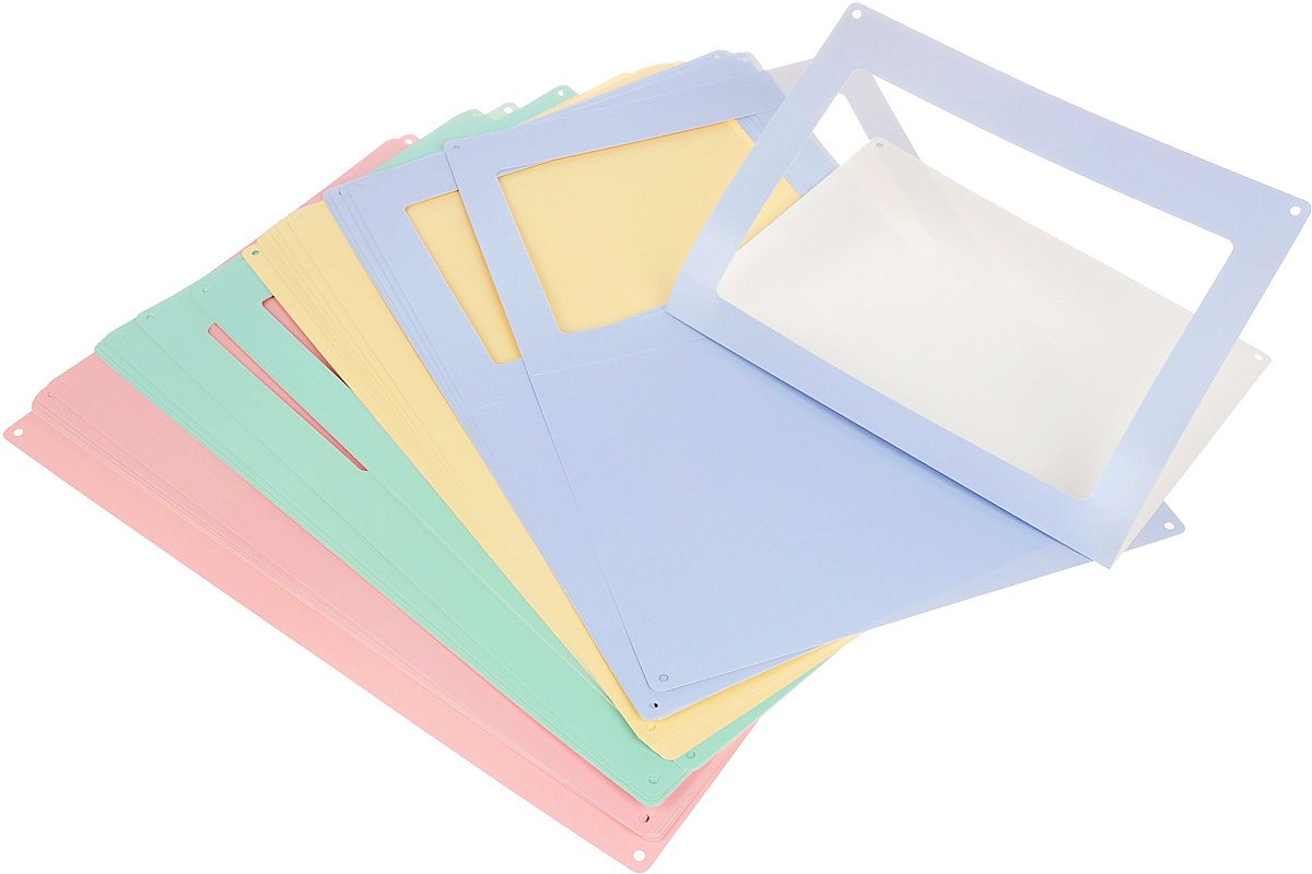 Набор паспарту разных цветов: розовый, зеленый, голубой, желтый. Специальные картонные рамки для оформления художественной деятельности детей: упаковка 32 шт. происходит внимательно рассматривая