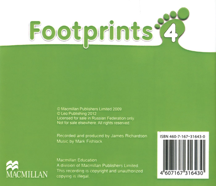 Footprints 4 Cl CD x4 лиценз. происходит размеренно двигаясь